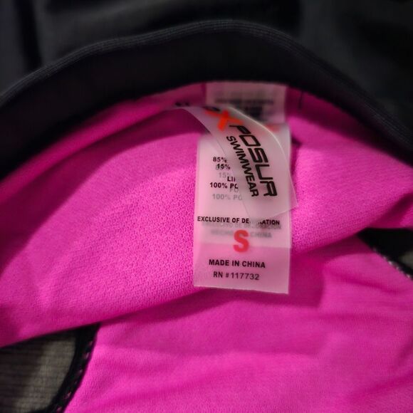 ZeroXposur Plumeria Scuba Tankini Top & ZeroXposur solid Shaper Black bottom S - Picture 11 of 14